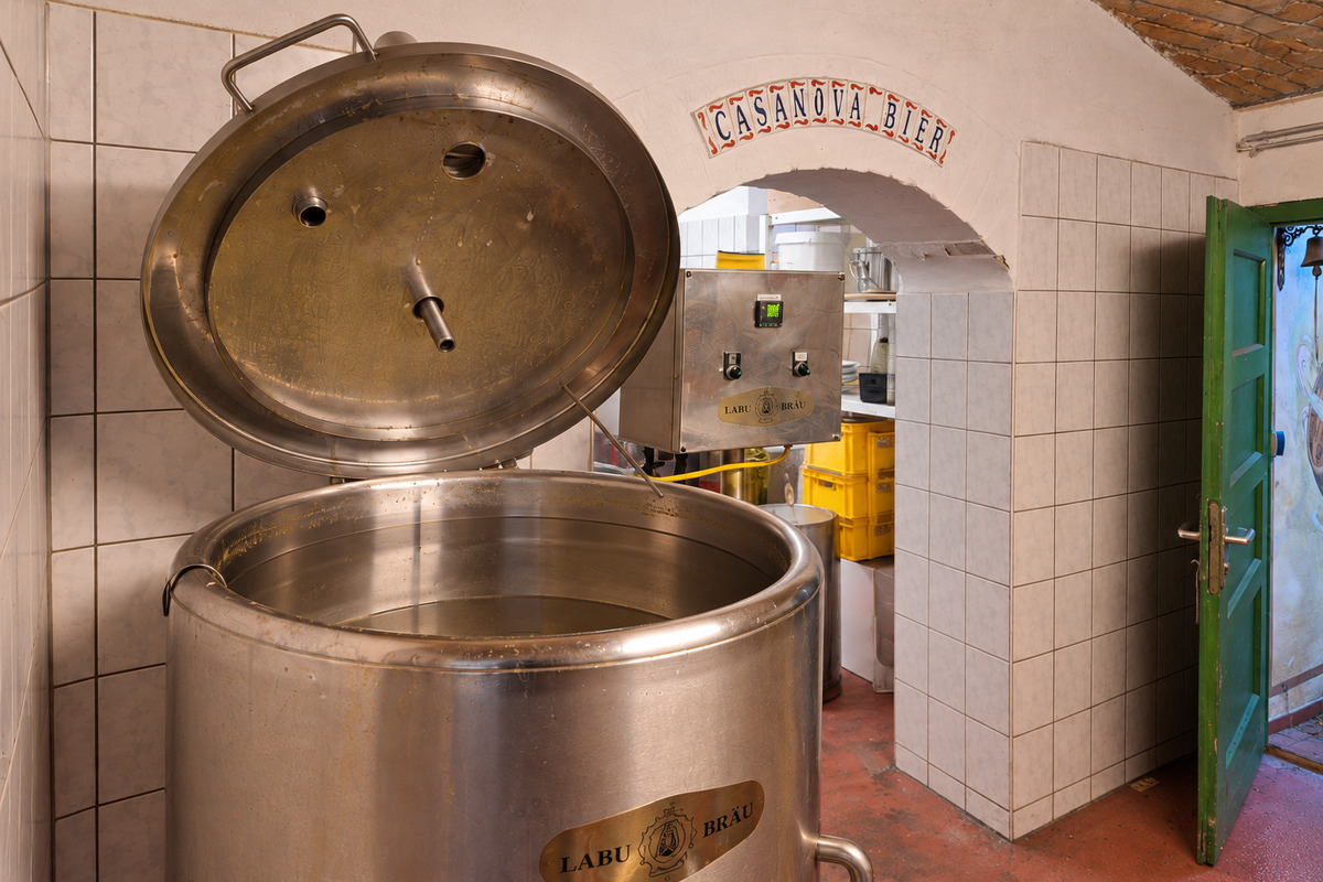 Braukessel im Richelbräu-Sudhaus