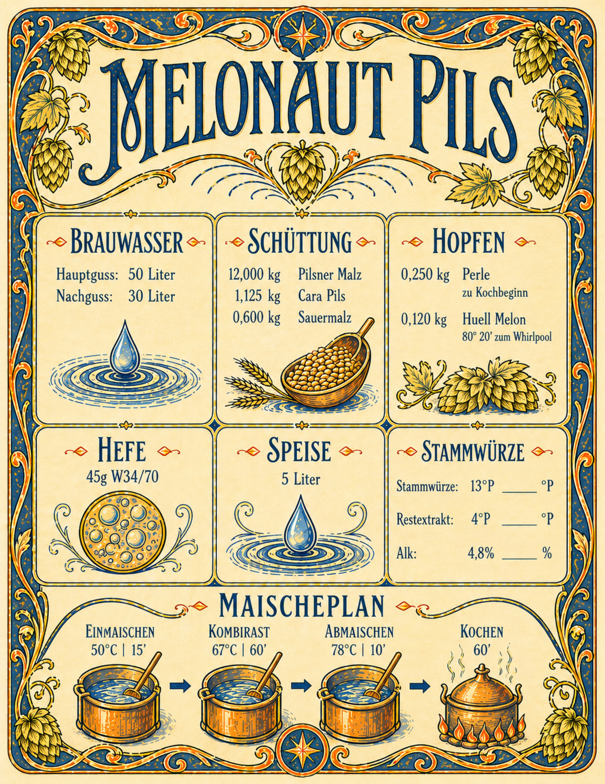 Rezept für Melonaut Pils